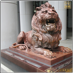 大型歐式銅獅子雕塑廠(chǎng)家