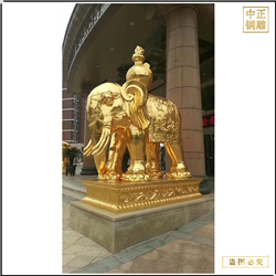 企業(yè)門(mén)口銅大象